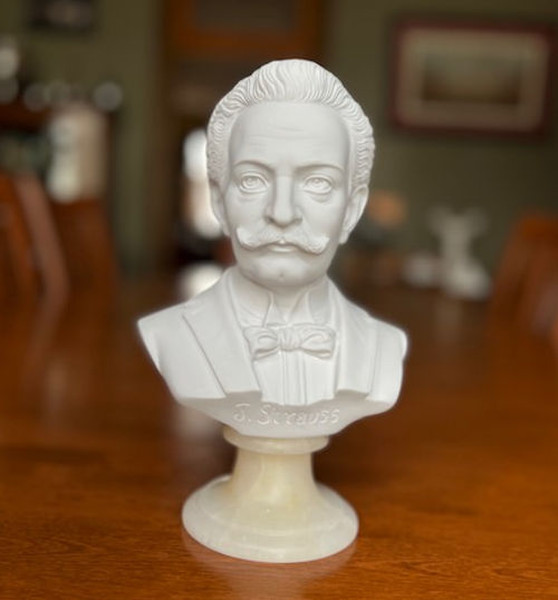 Richard Strauss Bust Marble Statue Portrait Sculptures Conductor Pianist